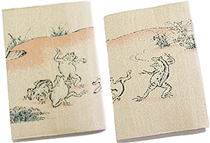 鳥獣戯画ブックカバー